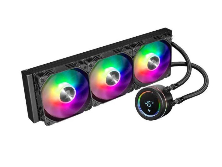 Water Cooler Pichau Aqua 360X, ARGB, 360mm, Preto