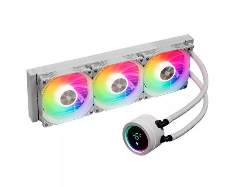 Water Cooler Pichau Aqua 360X, ARGB, 360mm, Branco