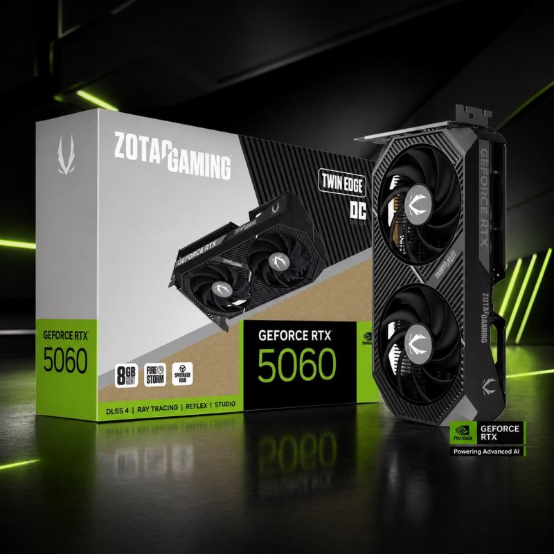Placa de Vídeo GPU Zotac Gaming Geforce RTX 5060 8GB