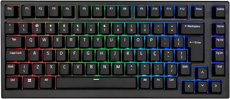 TECLADO AKKO MG75 ABNT2 PRETO SWITCH SILVER V3 PRO