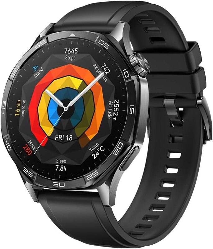Huawei Watch GT 5 46mm - GPS Integrado - Bateria 2 Semanas - Preto