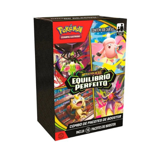Combo De Booster Mega Evolução Equilíbrio Perfeito - Copag