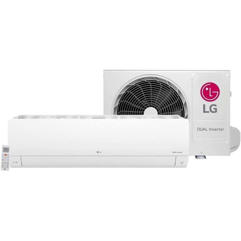 Ar Condicionado Split Inverter 12.000 Btus LG Dual Compact +IA Frio S3-Q12JAQAL - 220 Volts