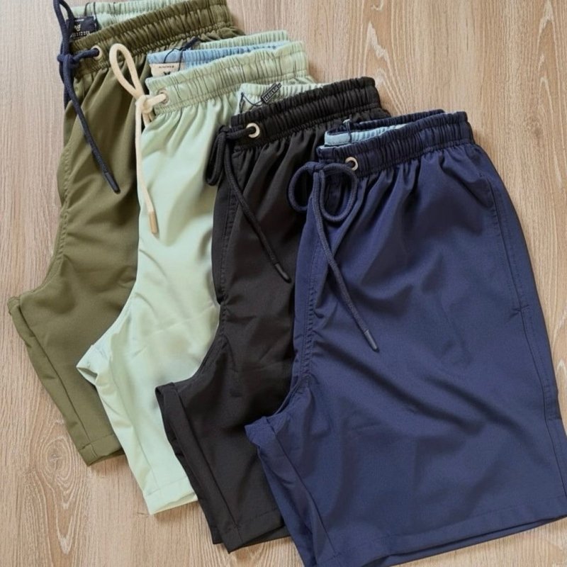 Kit com 4 Shorts Tactel