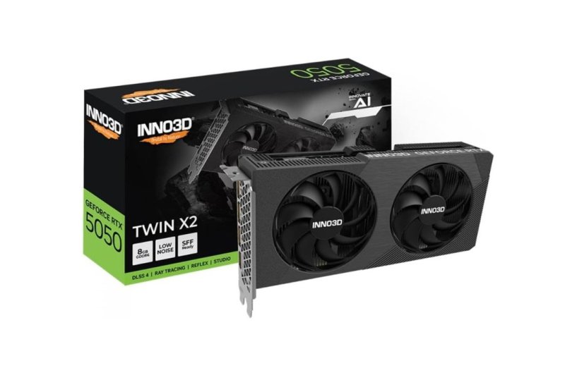 INNO3D Placa GeForce RTX 5050 Twin X2 8GB GDDR6