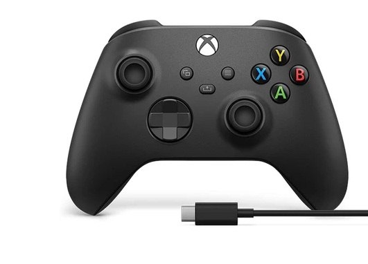 Controle Sem Fio Xbox Series + Cabo USB Preto