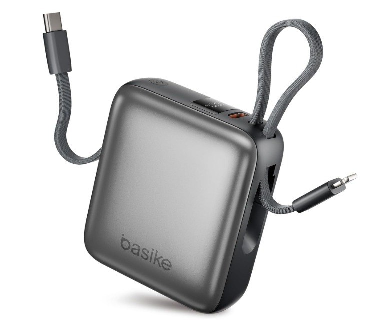 Basike Carregador Portátil 10000mAh, Mini Power Bank