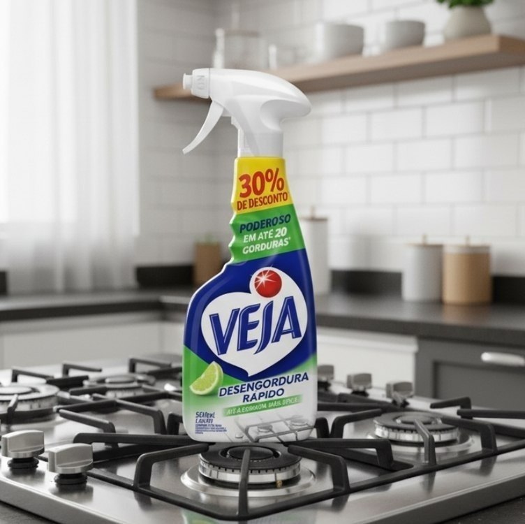 Desengordura Rápido Limpador Spray Limão 500ml
