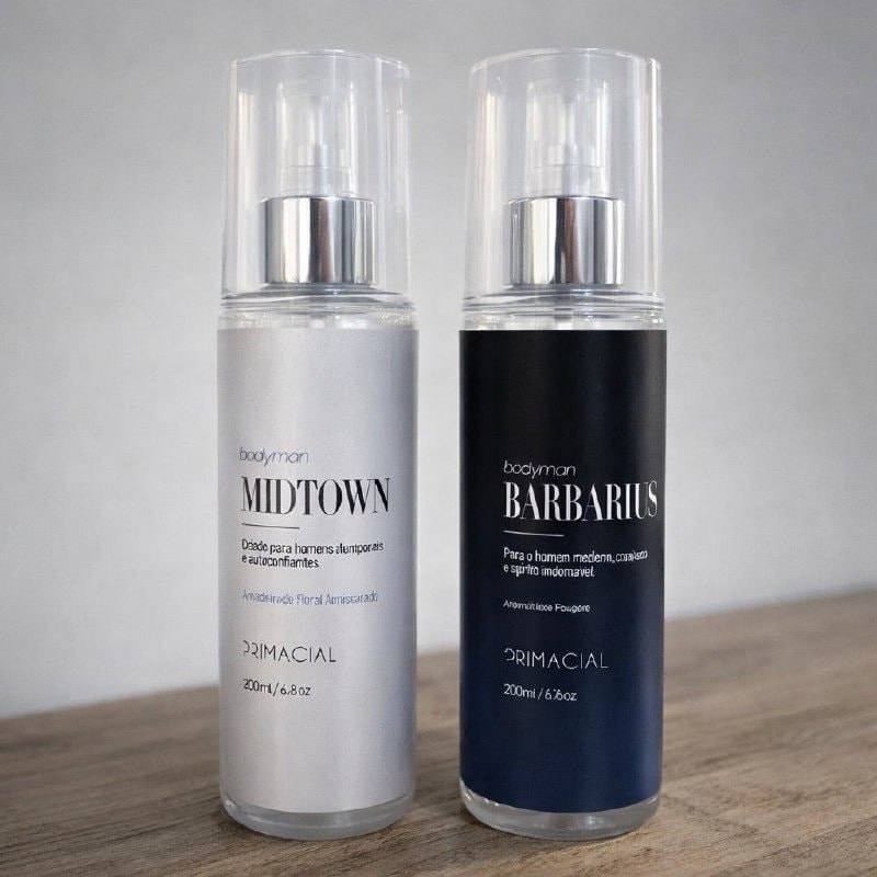 Body Splash Barbarius e Midtown 200ml