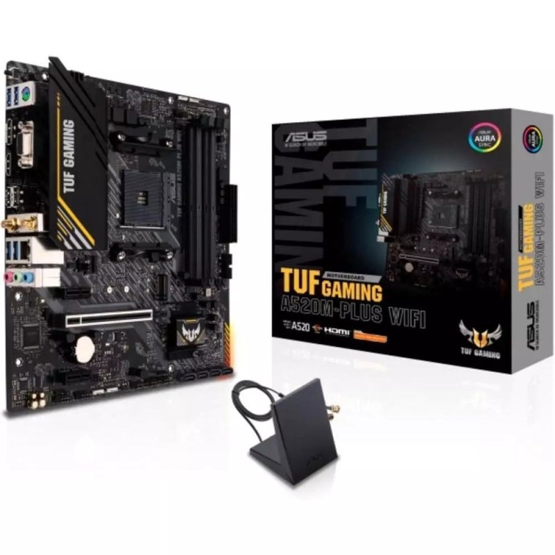 Placa Mãe ASUS TUF Gaming A520M-PLUS WiFi