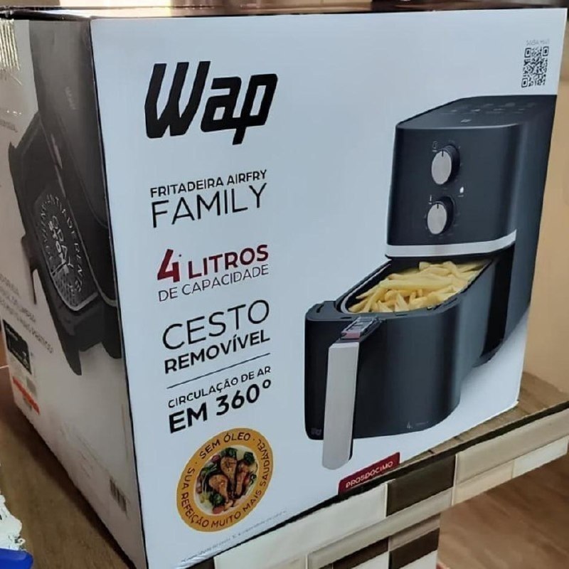 Fritadeira Elétrica Wap Air Fryer Family 4l