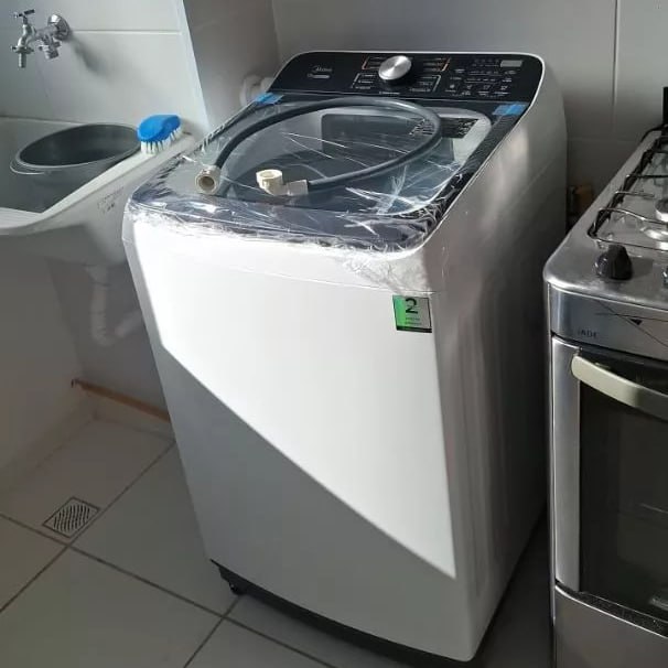 Máquina de Lavar Roupas 13kg Midea Wave Agitator - Branca