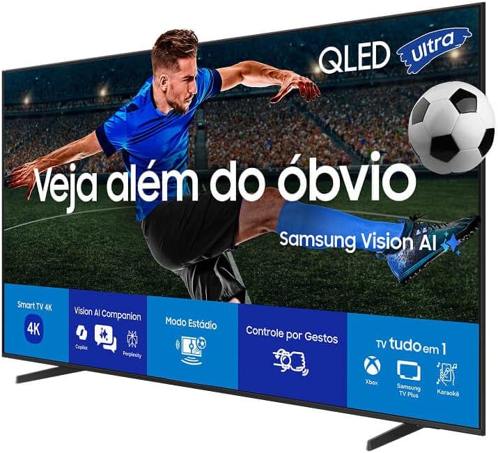 Samsung Vision AI TV 55" QLED ULTRA 4K QEF1 2025 com Frete Grátis