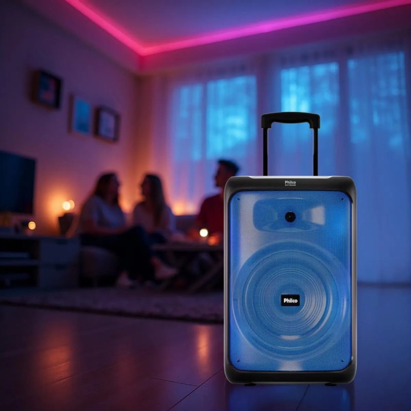 Caixa de Som Philco Extreme 600W Bluetooth v5.1 PCX5200