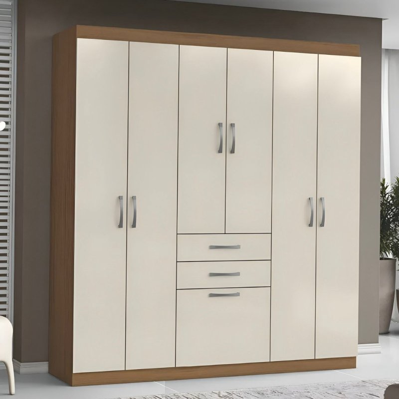 Guarda-roupa Casal 7 Portas 2 Gavetas Lisboa