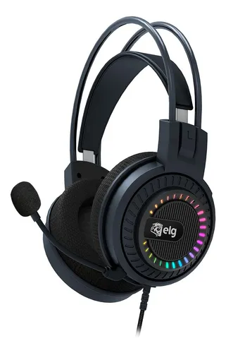 Headset Gamer Mizar ELG com 3D Surround 7.1 e Iluminação RGB