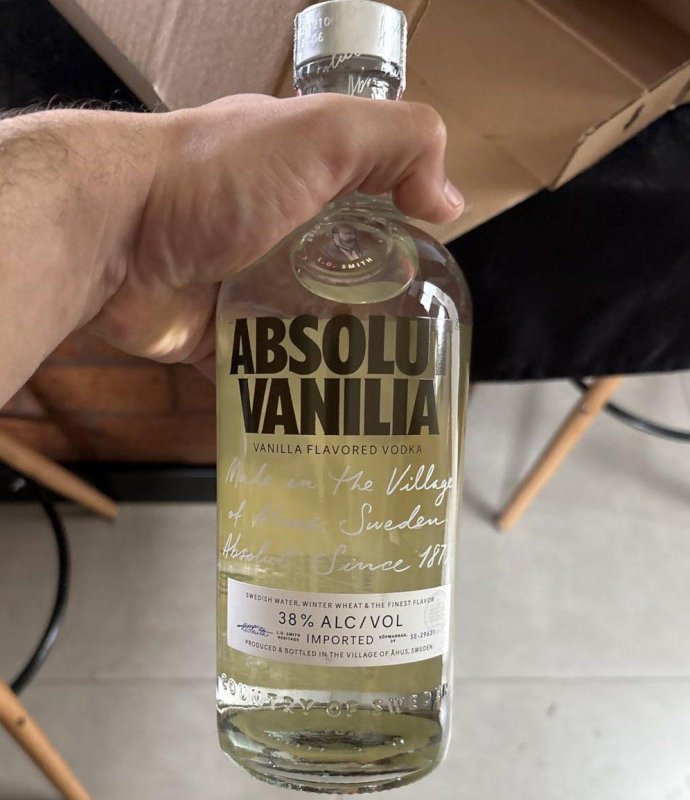 Vodka Absolut Vanilia - 750 ml