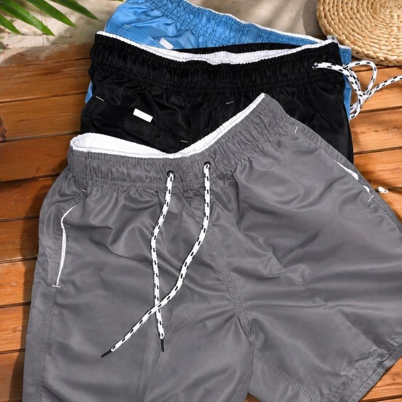 Kit com 3 Shorts Bermuda Treino
