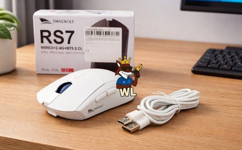 MOUSE SEM FIO SMAILWOLF RS7 EM PROMO