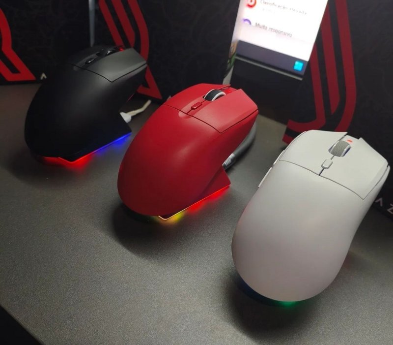 Mouse Sem Fio Com Dock AJAZZ AJ139 V2 Series PAW 3311 500mAh Micro Switch Huano Tri Mode