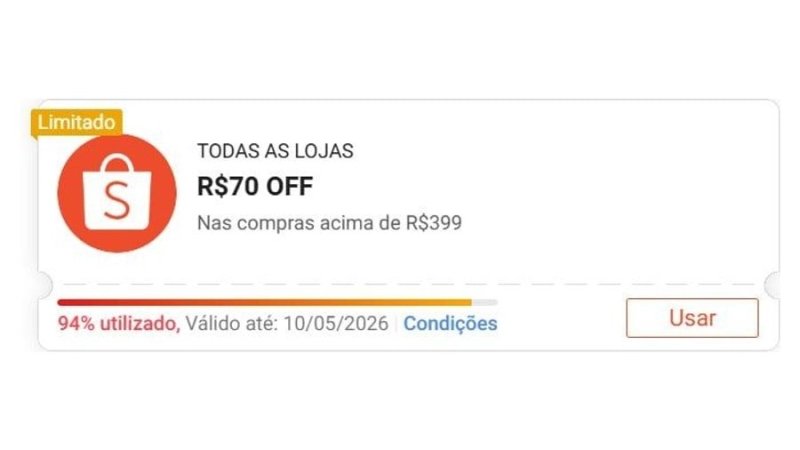 Cupom Shopee Voltando