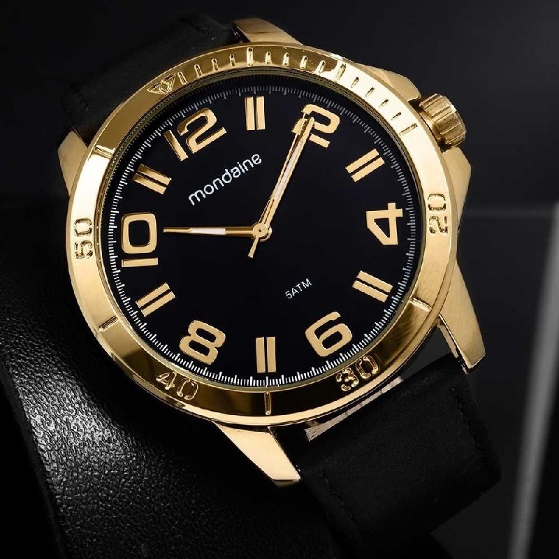 Relogio Mondaine Casual Dourado