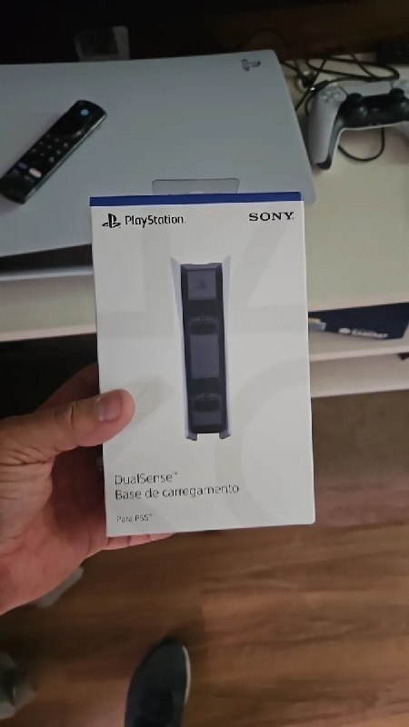 Base De Carregamento Controle Dualsense Ps5 Sony CFI-ZDS1R + Frete Grátis