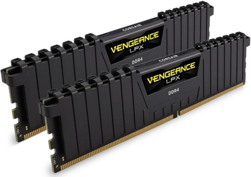 Kit de memória Corsair Vengeance LPX C16 PC4-21300, DDR4, 16GB (2 x 8GB), 2666 MHz
