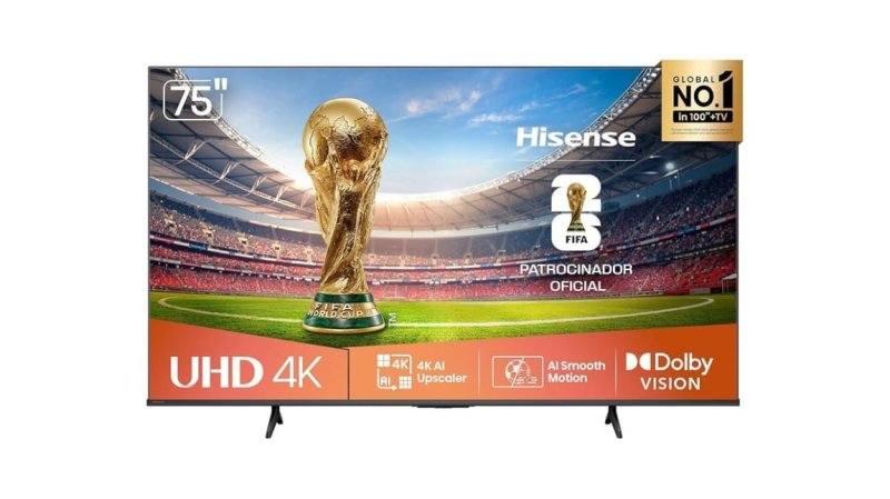 Hisense Smart TV 4K 75"