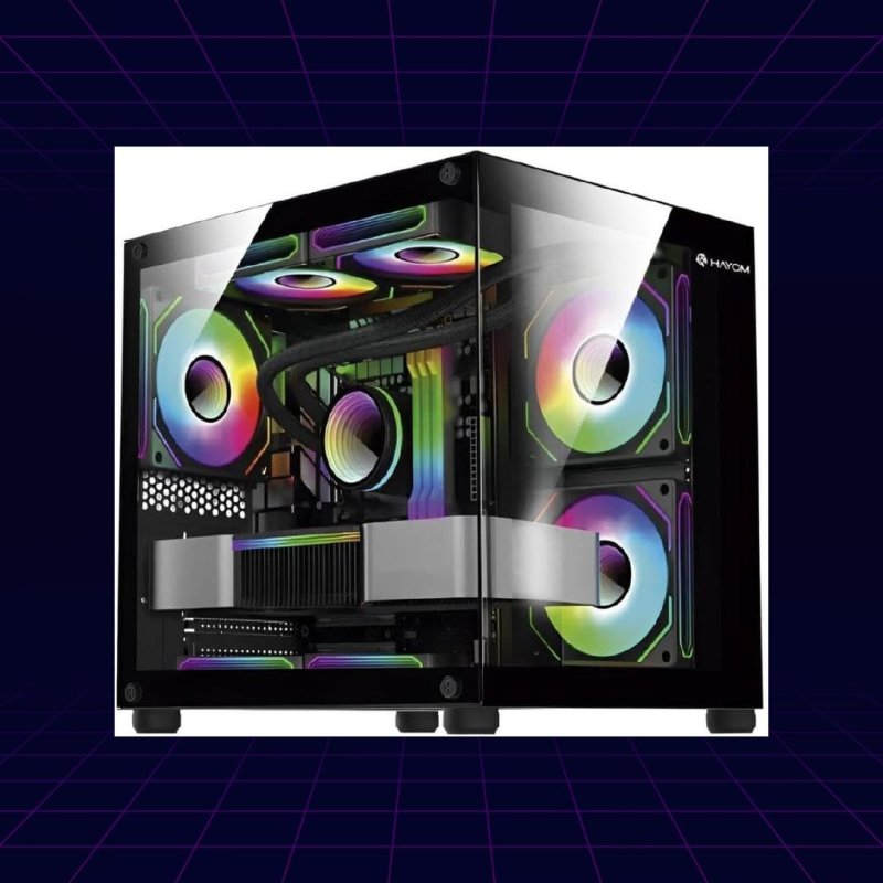GABINETE GAMER - HAYOM com 4 fans