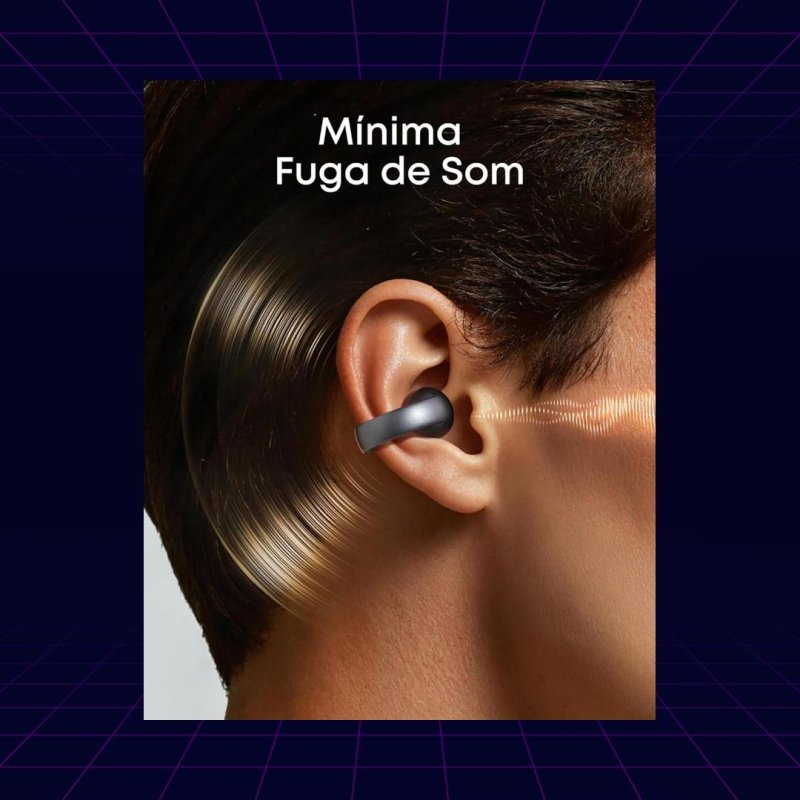 Fone Clip-On Soundcore AeroClip Bluetooth Aberto