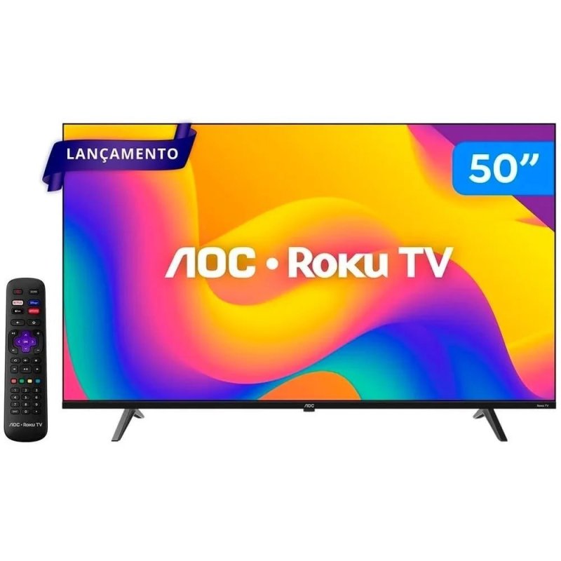 Smart TV 50 " AOC 4K DLED 50U7045/78G TV Quad Core 3 HDMI