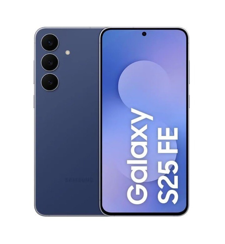 Celular Samsung Galaxy S25 Fe 5G, 128GB, 8GB, Câmera Tripla - Azul Marinho