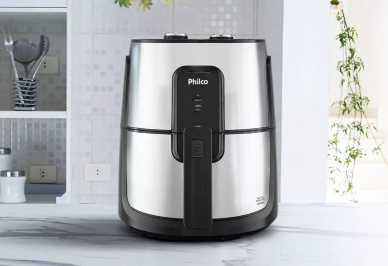 Air Fryer Philco 4,4L Antiaderente Redstone 1500W