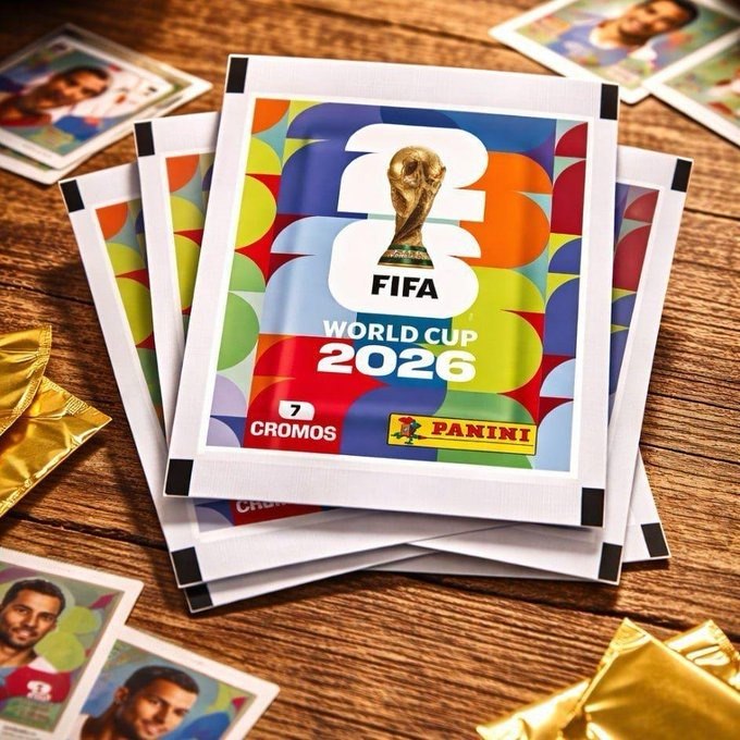 Kit 140 Figurinhas Do Álbum Copa Do Mundo 2026- 20 Envelopes + Frete Grátis