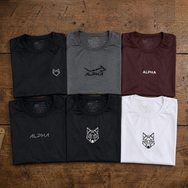 Kit com 6 Camisetas Mais Procuradas Alpha