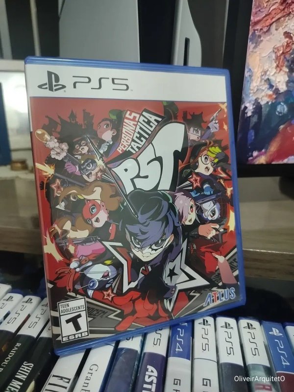 Jogo Ps5 Persona 5 Tactica Fisico + Frete Grátis