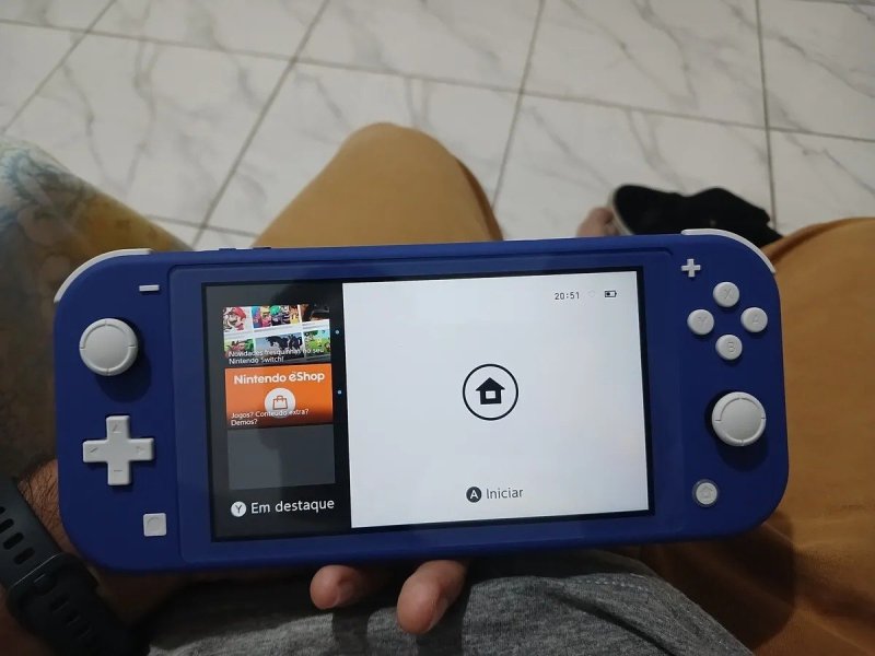 Console Nintendo Switch Lite Azul 32gb + Frete Grátis