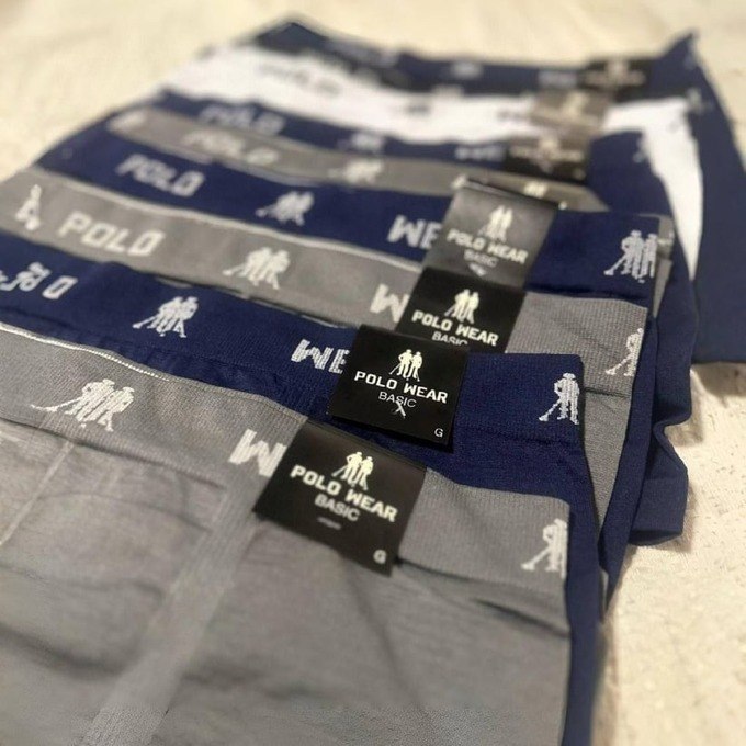 Kit 6 Cuecas Boxer Polo Wear Microfibra Sem Costura Original + Frete Grátis