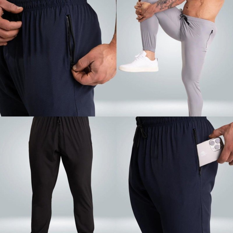 Kit 2 Calças Jogger Masculina Dinamic Treino Punho Elastico
