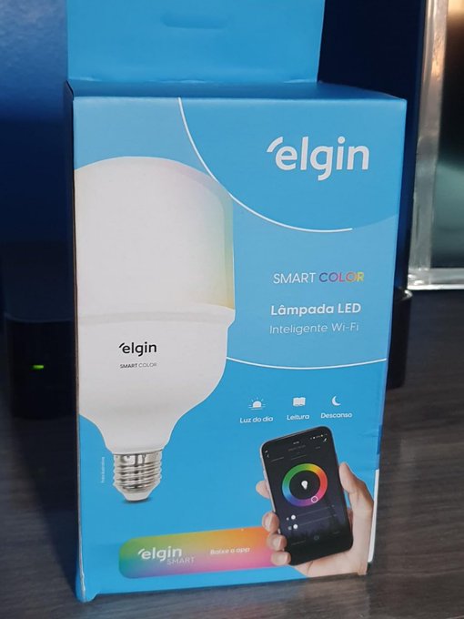Lâmpada Inteligente Super Potência 30W Elgin Color RGB Wifi Compatível com Alexa e Google Home + Frete Grátis