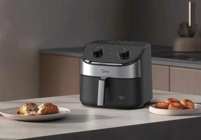 Fritadeira Air Fryer 5,5l Widemax 1900w Midea