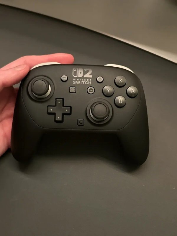 Controle Pro Do Nintendo Switch 2 Preto + Frete Grátis