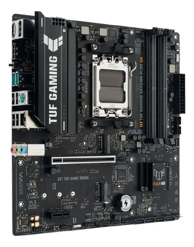 Placa Mãe Asus Tuf Gaming A620am-plus Amd Am5 Matx Ddr5