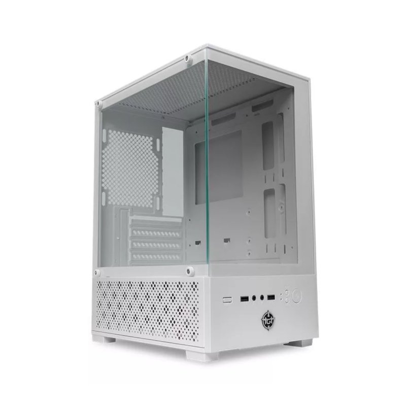 Gabinete Gamer TGT Legion, Mini-Tower, Lateral de Vidro, Branco, TGT-LGN-WH