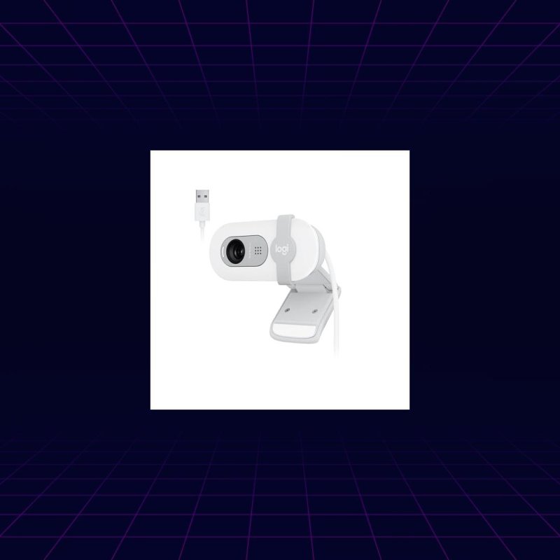 Webcam Full HD Logitech Brio 100 com Microfone Integrado