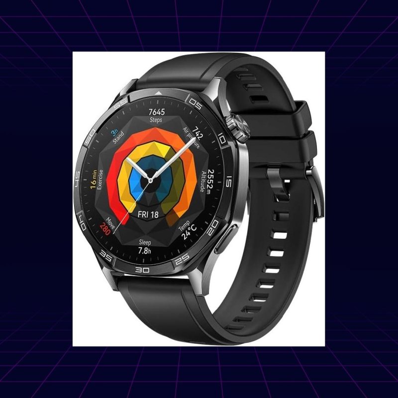 Huawei Watch GT 5 46mm - GPS Integrado - Até 2 Semanas Bateria - Preto