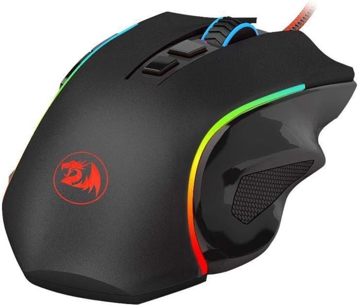 Redragon MOUSE GAMER GRIFFIN PRETO COM LED RGB - M607