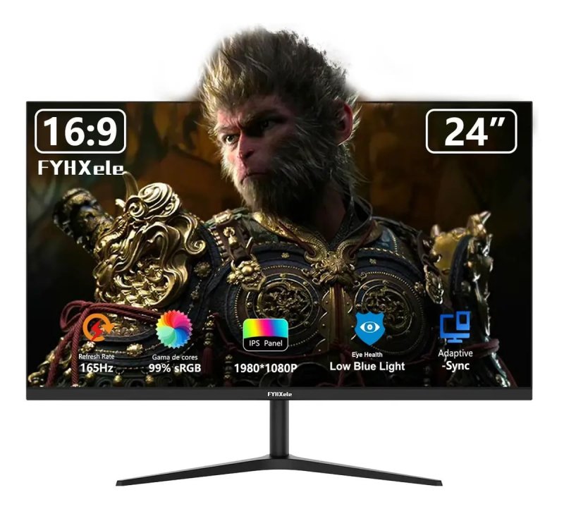Monitor Fyhxele 24 Ips 165hz 1ms Full Hd Gamer
