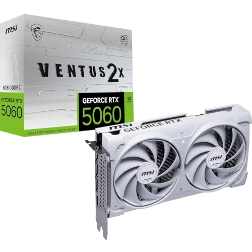 Placa de Vídeo MSI NVIDIA RTX 5060 Ventus 2X OC, 8GB